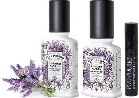 Poo-Pourri Bathroom Deodorizer Set Lavender Vanilla:Lavender with Vanilla, 3 Piece by Poo-Pourri