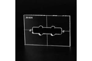 Musiclily Pro CNC Preciso Acrílico Pickup Routing Template para Standard Jazz Bass Pastilla Puente