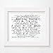 Produktbild `Noir Paranoiac` Kunstdruck - QUEEN - A Night at the Opera - Unterzeichnet und Nummerierten Limitierte Auflage Typografie Ungerahmt 25 x 20 cm Wand Kunst Druck Text Lyrisch Plakat - Song Lyrics Art Print Poster