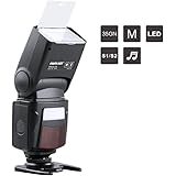 PHOTOOLEX M500 Flash Speedlite for Canon Nikon Sony Panasonic Olympus Fujifilm Pentax Sigma Minolta Leica and Other SLR Digit