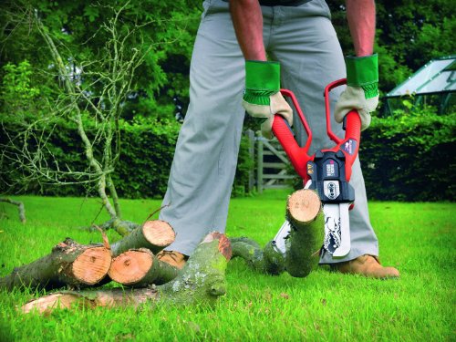 Black+Decker 550W Elektro-Astschere Alligator GK1000, 10cm Schwertlänge, Sicherheits-Zweihandgriff, Klemmbackensystem, schwarz orange - 7