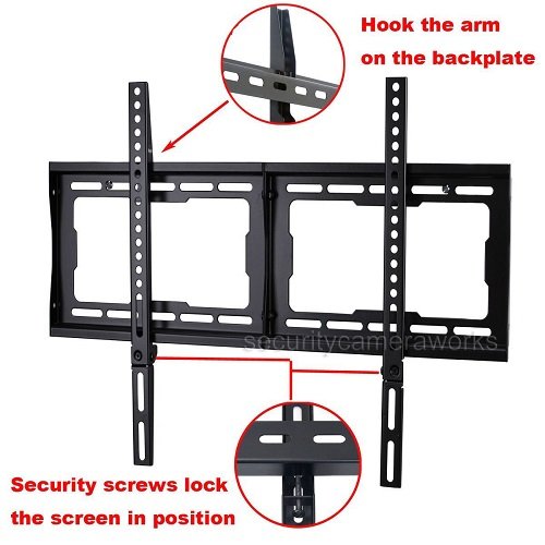 RISSACHI® Heavy Duty TV Stand Wall Mount | Universal LED Stand for 14 to 42 Inch LCD, Smart TVs | Space-Saving & Adjustable TV Wall Mount (Pack of 1)