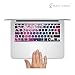 Price comparison product image RayLineDo® Red Universe Decal UK Version Avery Keyboard Skin Protector Stickers for Macbook Air 11