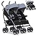 Twins Stroller Pushchair DUO - foldable and multifunctional highclass baby pram, Colour Greyfox