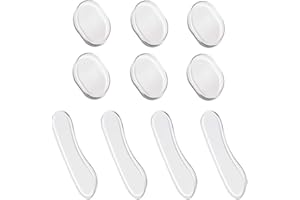 DDKY 10 Piezas Acoustic Drum Gel-6 Silicone Oval Strip and 4 Long Acoustic Drum Pad Mute Silicone Drum Damper Tone Control for Drum Kit