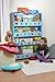 Tidy Books - The Children's Bookcase Company - The Original Childrens Bookcase and Book Display with 3D Alphabet in Blue Lowercase