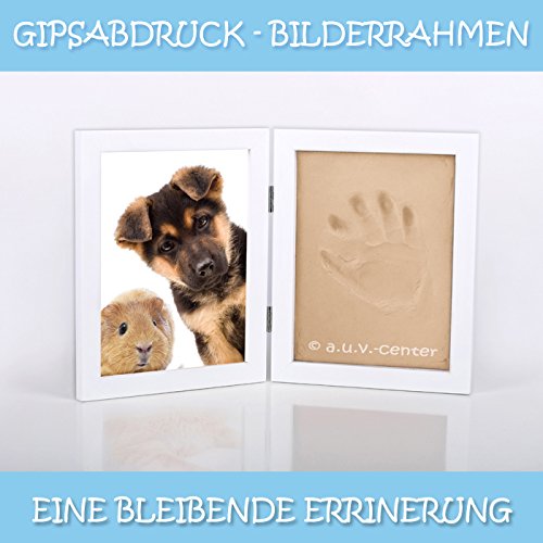 Gipsabdruck Ton gießen Hund
