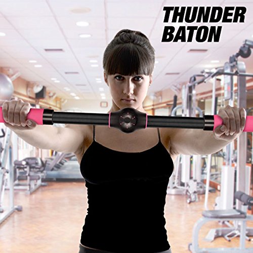Apolyne Thunder Baton Barra de Ejercicios Realzasenos, Unisex adulto, Negro, Única