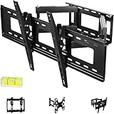 HIGHLIGHTS: Material: 2mm kalt gerollter Stahl, Finish: doppelte Pulverbeschichtung, Wandabstand: 80 - 505mm, 2 verschieb- und neigbare Befestigungsschienen, Neigung: bis -15°, schwenkbar nach rechts und links: jeweils 45°, ausziehbar, inkl. Wasserwaage