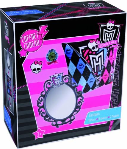 MONSTER HIGH - Coffret cadeau magnets, coussin and miroir