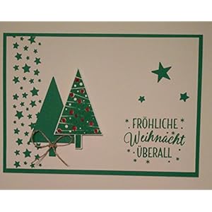 Weihnachtskarte Fröhliche Weihnacht (Stampin up)