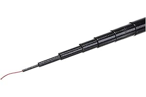 YMYGCC Carp Fishing Pole 2.7M - 5.4M Fishing Rods Telescopic Carbon Fiber Rods Spinning Fishing Tackle Fishing Equipment Fishing Accessories 182 (Color : 5.4M)