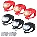 Produktbild 6 Stück LED Silikon Fahrrad Fahrrad Vorne Hinten Lichter Set Stoß Zyklus Clip Licht