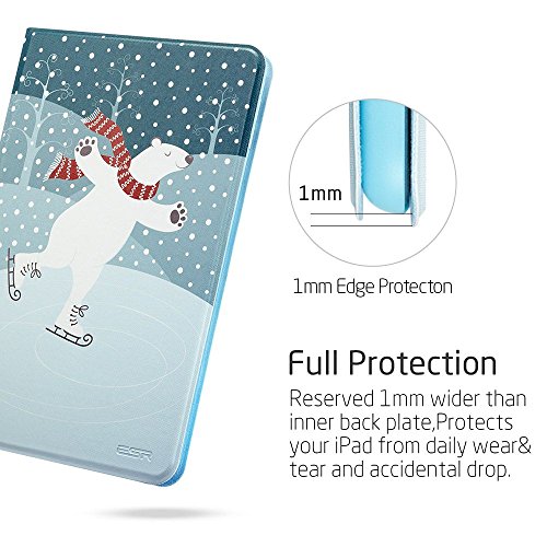 iPad Mini 4 Hülle, ESR® Auto Aufwachen / Schlaf Funktion mit Einstellbaren Winkel Schutzhülle für iPad mini 4 ( Illustrator Series _Hase Teehaus) - 7