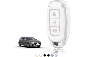 TOOMUME Etui na kluczyki z TPU, etui na kluczyki samochodowe pasuje do Hyundai i10, i20, i30, i20N, i30N, Santa Fe, IG Grandeur Kona Elantra Tucson Accent Solaris, osłona na klucze, ochrona obudowy