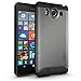 Price comparison product image TUDIA Slim-Fit MERGE Dual Layer Protective Case for Microsoft Lumia 950 (Metallic Slate)