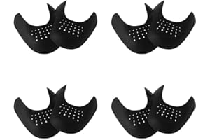 Teegxddy 8 PCS arrugas protector zapatillas hormas para zapatos hombre zapatillas shoe shield hormas para zapatos (4 Pairs)