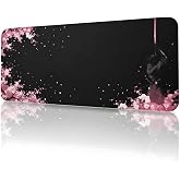 8 Farklı Desenli Baskılı Model Black Deer XXL Gaming Mouse Pad 70x30 cm &ndash; Dikişli Kenar, Kaymaz Taban, Dijital Tasarım, Hassa