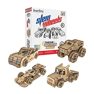 Smartivity Stem 4 Torque Busters Mega Pack STEM Educational DIY Fun Toys, Educational & Construction based Activity Game for Kids 6 to 14, Gifts for Boys & Girls, Learn Science Engineering Project, Made in India