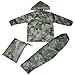 Topro Waterproof Hooded Suit Coat Rainsuit Jacket & Trousers Set