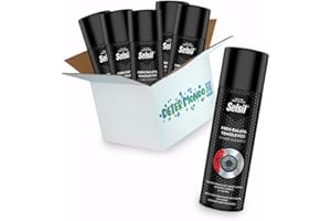 DETERMONDO 6 Spray Pulitore Freni 500 ml Detergente Professionale per Auto Moto Bici Parti Meccaniche Elimina Grasso e Residui Asciugatura Rapida