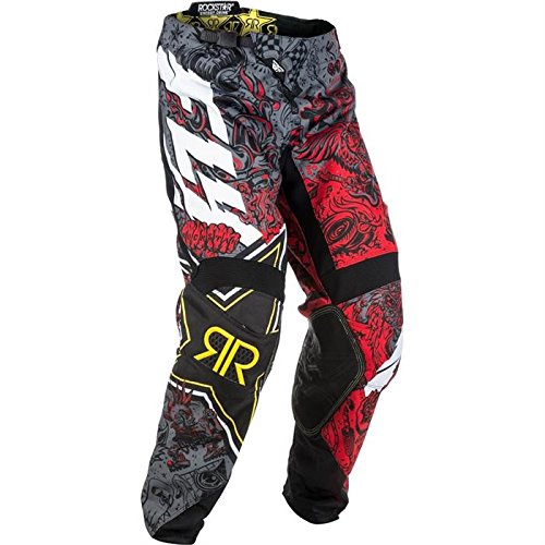 Preisvergleich Produktbild Fly Racing Cross Hose Kinetic Rockstar Rot Gr. 34