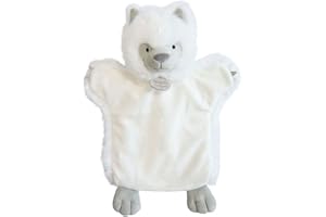 Doudou et Compagnie DC3620 - Marioneta de Mano, 25 cm, Color Blanco