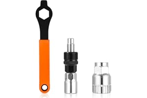 HUIFOO Estrattore per Pedivelle e Attrezzi per Movimento Centrale,Estrattore di manovella per Bicicletta,estrattore pedivella bici,con Chiave Inglese da 16mm,per Rimuovere Pedivella della Bicicletta MTB