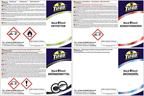 Hochwertiges Brünier-Set (4 x 250 ml)- Konzentrat für Kalt und Tauch Brünierung – Brüniermittel / Brünierung zum Brünieren von Stahl - 7