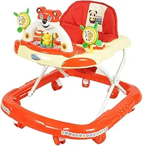 PANDA Creation Adjustable Musical Walker (RED)