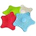 Produktbild Abflusssieb Silikon,15CM Küche Waschbecken und Abfluss Fee Duftsteine,4 Stück Haarstopper für Waschbecken Spüle Bad Dusche etc.Rot, Blau, Grün, Weiß