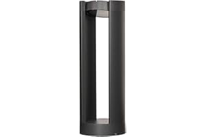 Lucande Lampada LED da esterni (Moderno) colore Nero, in Alluminio lampadina inclusa lampioncino paletto luminoso lampada viale lampione