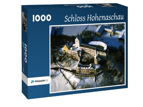 Preisvergleich Produktbild Schloss Hohenaschau - Puzzle 1000 Teile mit Bild von oben