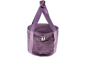 Almencla 12 Zoll Premium Kristall-Klangschale Tasche, Wasserdichte Klangschale Tragetasche Koffer Rucksack