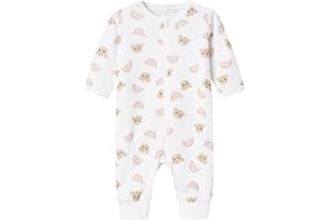 NAME IT Baby - Mädchen Nbfnightsuit Zip Orchid Pink Teddy Noos