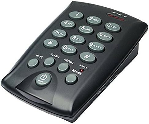 Voistek Call Center Dialpad Headset Telephone with Tone Dial Key Pad &amp; Redial for Office and Home (CHT800)
