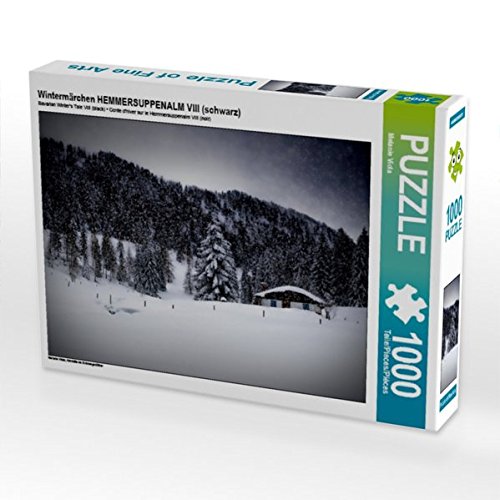 Preisvergleich Produktbild Wintermärchen HEMMERSUPPENALM VIII (schwarz) 1000 Teile Puzzle quer (CALVENDO Natur)