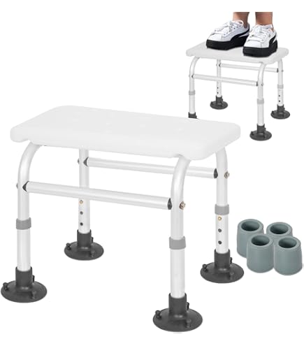 Tabouret De Toilette Ergonomique – Marchepied Pour Salle De Bain, Antidérapant, Stable (bleu, Gris, Beige) - 10