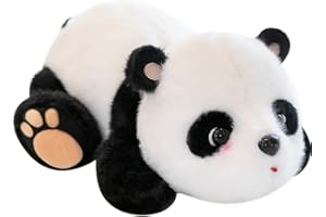LKNBIF Panda Peluche 25cm Animales de Peluche Panda Juguete de Peluche Panda Kawaii Panda Peluche Suave Peluche Panda Muñeca de Peluche Regalo para Niños
