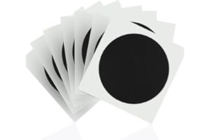 SANPOPO 50 pezzi NFC Tag Sticker adesivi,Nero NFC Sticker iphone,NTAG 215 Programmabili NFC Tags,NFC Chip Compatibili con amiibo e tutti i smartphone con tecnologia NFC