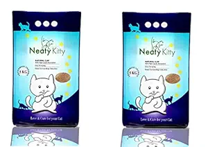 Neatykitty Clumping Cat Litter, 5 Kg (Pack of 2)