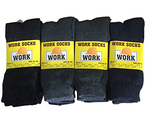Preisvergleich Produktbild 12 Paar Herren Thermo Spassend Dicke Arbeitssocken, Größe 39-46