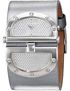 Guess Herren-Armbanduhr Analog Quarz - Leder W115010L3