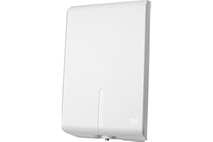 Sconosciuto One for All - Filtro a blocco 3G/4G/5G - Antenna esterna DVB-T2 - TV digitale 4K Ultra HD - Tecnologia Signal Clear - 0-50 km - Bianco - SV9455-5G