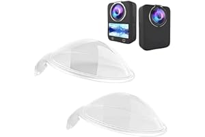 Locofun Camera Protection for DJI Osmo 360 for Tempered Glass, [Pack of 2] 9H Hardness Tempered Cameras Protection Film, Anti-Scratch Camera Film, HD Clear Lens Protective Glass, Transparent