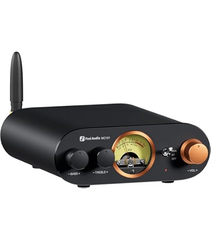 Fosi Audio T3 2.1 Channel Tube Bluetooth 5.0 Stereo Receiver