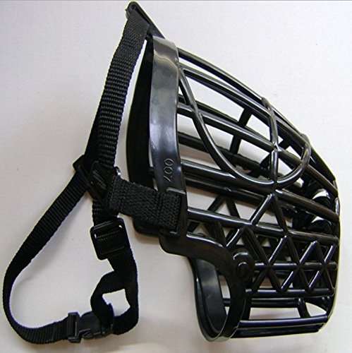 KAIFANG-Plastic-Dog-Basket-MuzzleBlack
