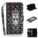 Produktbild NewTH 3D iPhone Xr Bookstyle Lederhülle Schutzhülle Brieftasche Handschlaufe Cover Schale Ständer Etui Karten Slot und Magnetverschluss Apple iPhone Xr Handycover