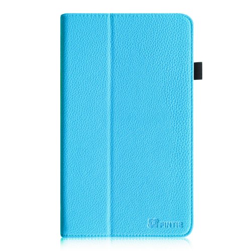 Fintie Samsung Galaxy Tab 4 8.0 Hülle Case – Slim Fit Folio Kunstleder Schutzhülle Cover Tasche mit Ständerfunktion für Samsung Galaxy Tab 4 8.0 SM-T330 SM-T335 (mit Auto Schlaf / Wach Funktion), Blau - 9