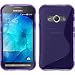 Produktbild PhoneNatic Case für Samsung Galaxy Xcover 3 Hülle Silikon lila S-Style Cover Galaxy Xcover 3 Tasche + 2 Schutzfolien